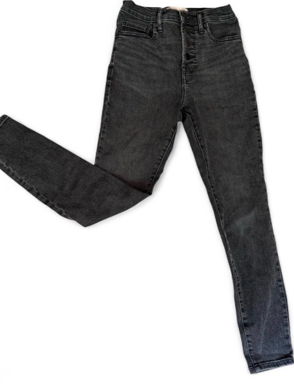 Everlane Black High-Rise Skinny Jeans